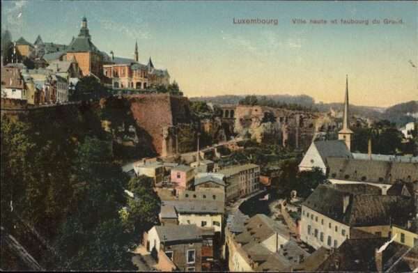 LUXEMBOURG  Luxemburg Ville haute
Fautbourg du Grund