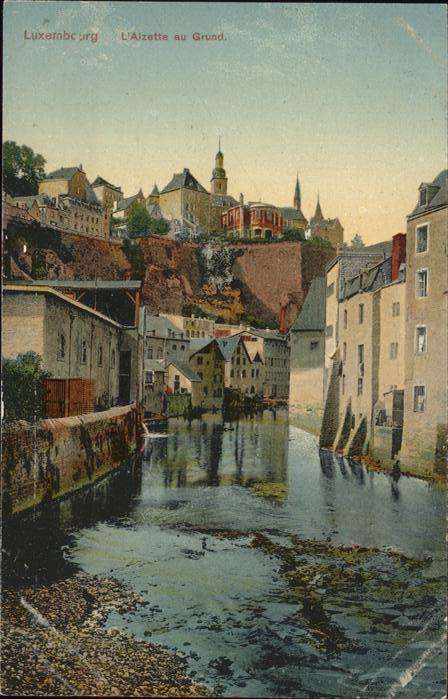 LUXEMBOURG  Luxemburg Alzette au Grund