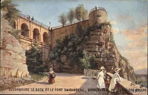 LUXEMBOURG  Luxemburg Bockfelsen
Schlossbrücke