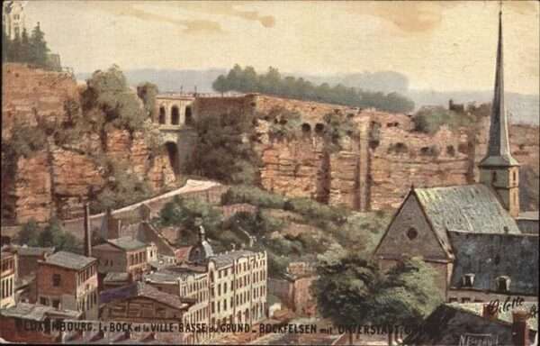 LUXEMBOURG  Luxemburg Bockfelsen