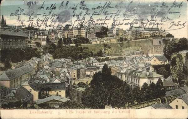 LUXEMBOURG  Luxemburg Ville haute
Faubourg du Grund