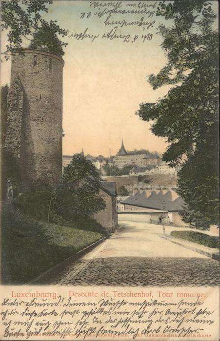 LUXEMBOURG  Luxemburg Descente de Tretschenhof
Tour Romaine