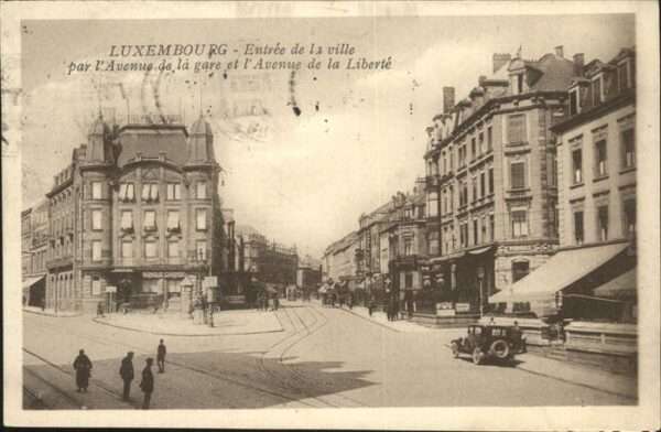 LUXEMBOURG  Luxemburg Entree de la Ville
Avenue de la Gare