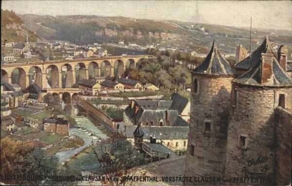 LUXEMBOURG  Luxemburg Vorstädte Clausen
Grund