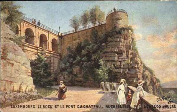 LUXEMBOURG  Luxemburg Bockfelsen
Schlossbrücke