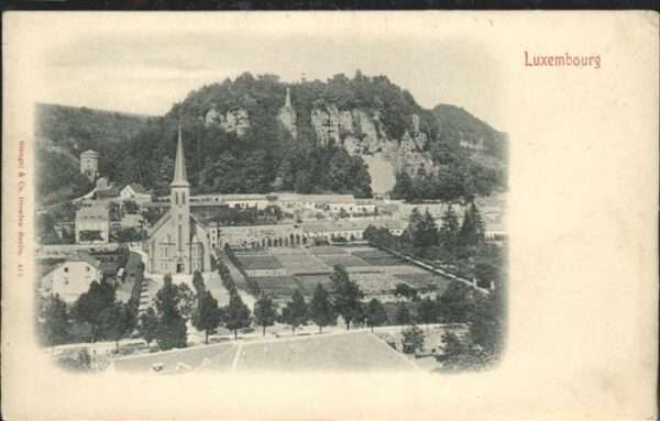 LUXEMBOURG  Luxemburg Bochfelsen
