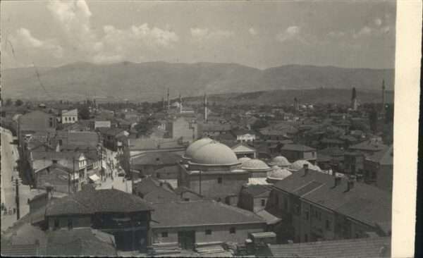 Skoplje Mazedonien Gesamtansicht