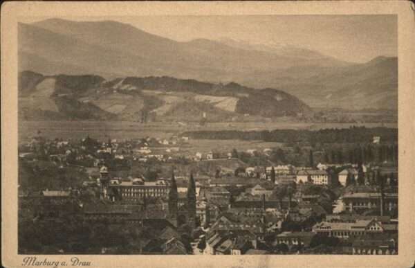 Marburg Drau Maribor Gesamtansicht