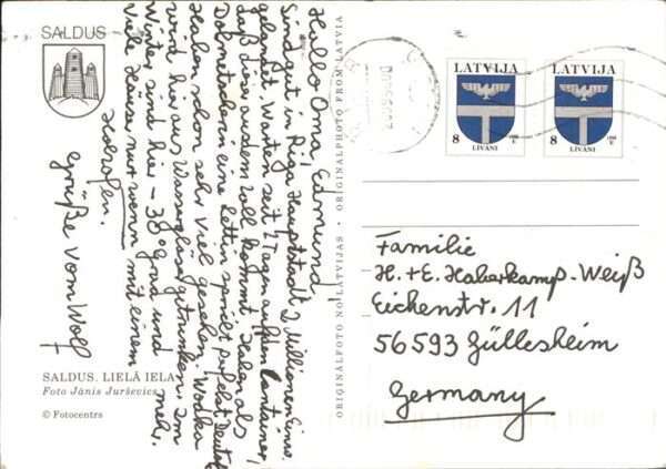 Saldus Riga Teilansicht ehemals Frauenburg – Bild 2