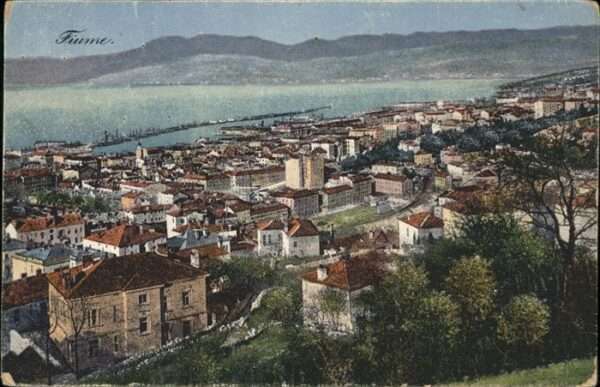 Fiume Rijeka Vista generale