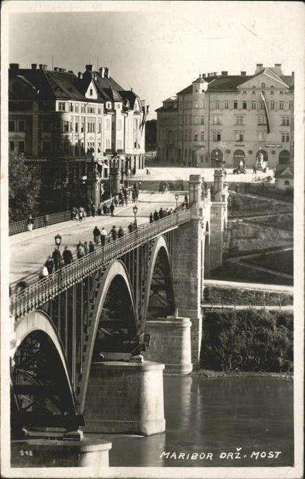 Maribor Marburg Drau Brücke