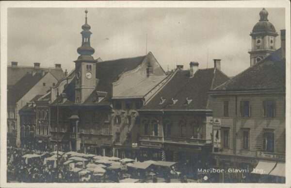 Maribor Marburg Drau Markt