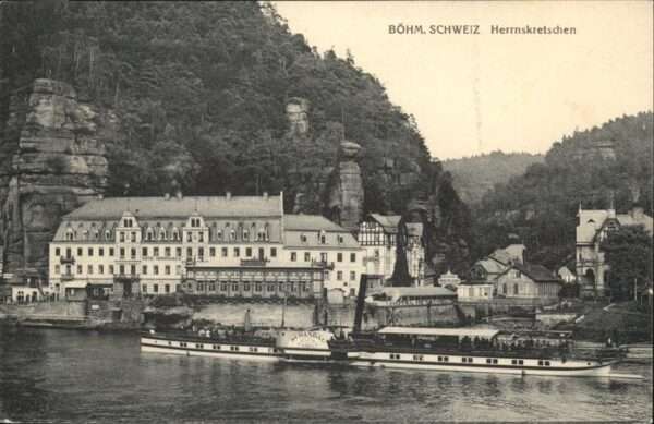 Herrnskretschen Boehmen Böhmische Schweiz