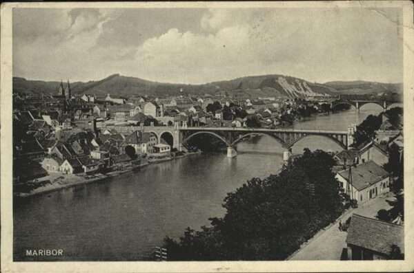 Maribor Marburg Drau Brücke