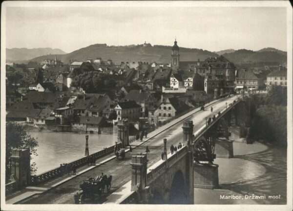Maribor Marburg Drau Brücke
