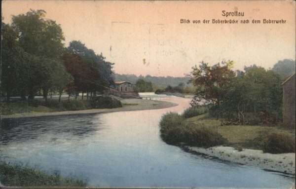 Sprottau Niederschlesien Bohrerbrücke
Boberwehr