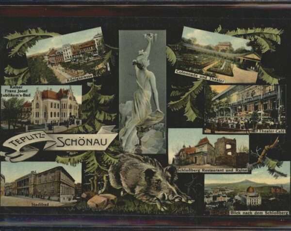 Teplitz-Schoenau Teplice Königstrasse
Kaiser-Franz-Josef-Jubilä