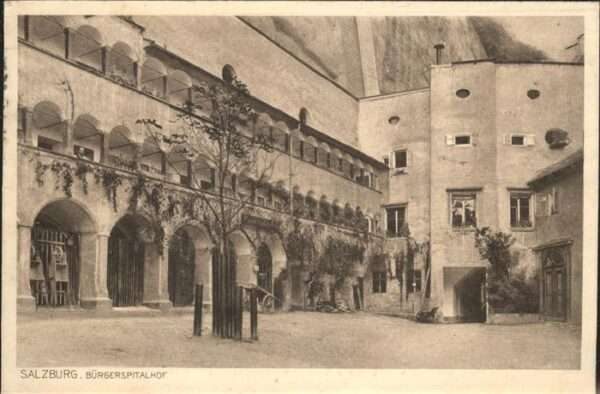 Salzburg Oesterreich Bürgerspitalhof