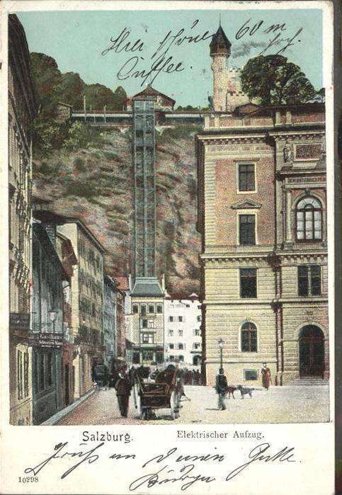 Salzburg Oesterreich Elektrischer Aufzug