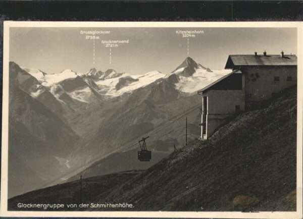Schmittenhoehe Glocknergruppe Seilbahn