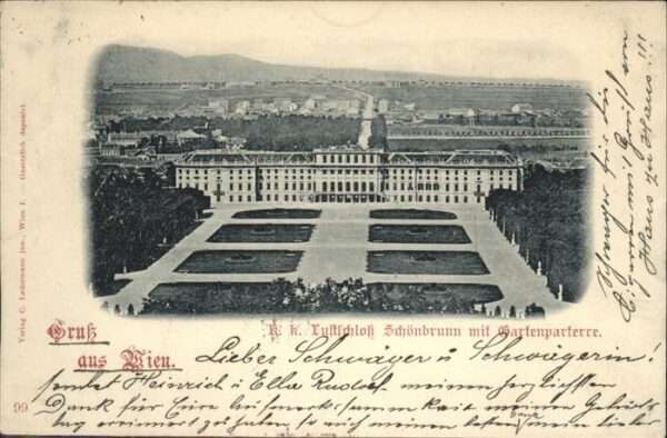 Wien Lustschloss Schönbrunn Garten