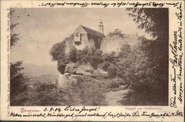 Bregenz Vorarlberg Kapelle Gebhardsberg