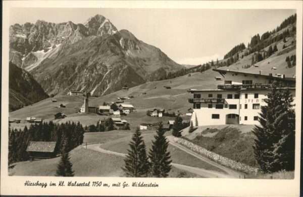 Hirschegg Kleinwalsertal Vorarlberg Widderstein