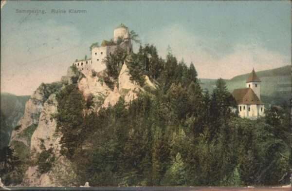 Semmering Niederoesterreich Ruine Klamm