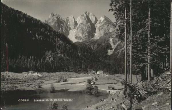 Gosau Oberoesterreich Stausee Donnerkögel