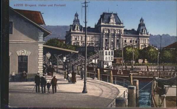 Bregenz Vorarlberg Hafen Postamt