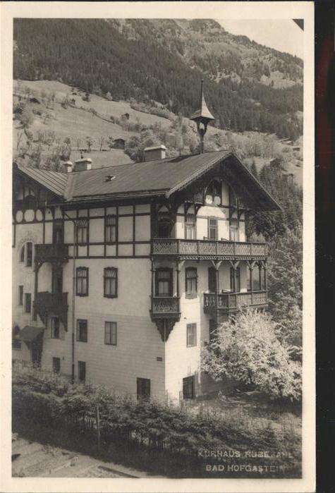 Bad Hofgastein Kurhaus Rübezahl