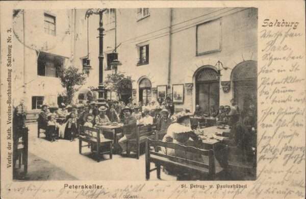 Salzburg Oesterreich Peterskeller