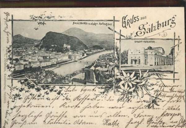 Salzburg Oesterreich Stadttheater