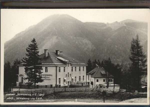 Semmering Niederoesterreich Haus Semmering OGB