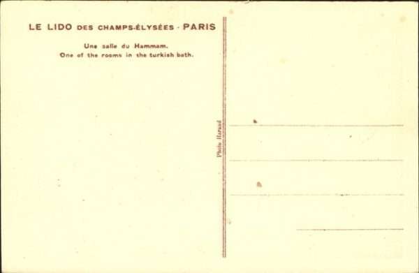 Paris Le Lido des Champs-Elysees Salle du Ham – Bild 2