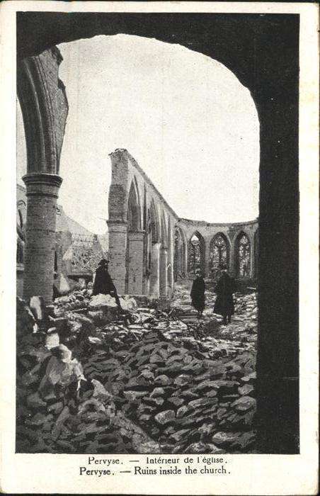 Pervyse Eglise Kirche Ruine