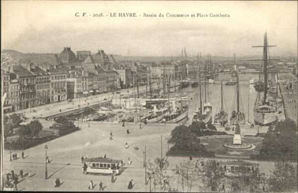 Le Havre Bassin du Commerce Place Gambetta Stras
