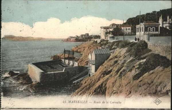 Marseille Bouches-du-Rhone Route de la Corniche