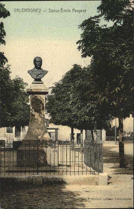 Valentigney Doubs Statue Emile Peugeot