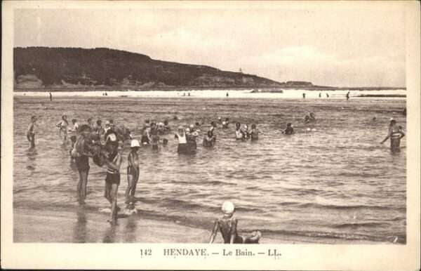 Hendaye Pyrenees Atlantiques Bain
