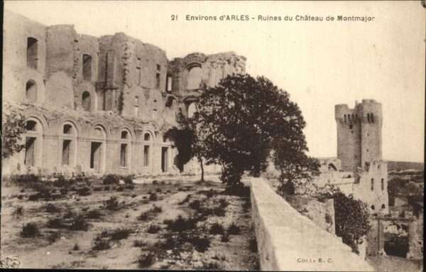 Arles Bouches-du-Rhone Ruines du Chateau de Montmajor