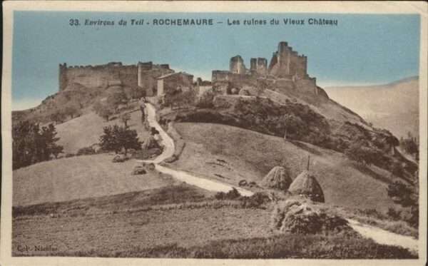 Rochemaure les Ruines du Vieux Chateau