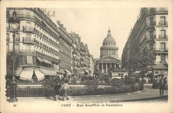 Paris Rue Soufflot Pantheon
