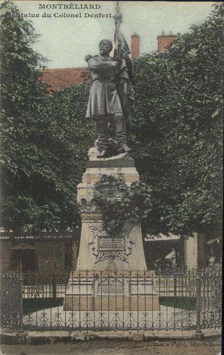 Montbeliard Statue du Colonel Denfert