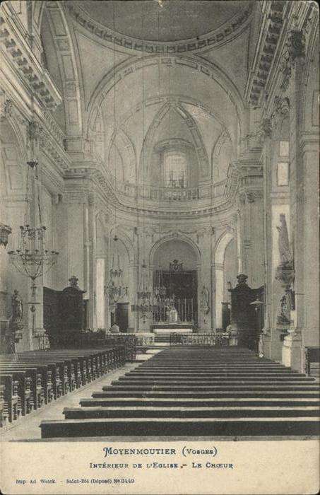 Moyenmoutier Eglise le Choeur