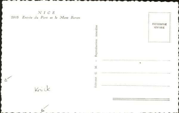 Nice Alpes Maritimes Entree du Port le Mont Boron – Bild 2