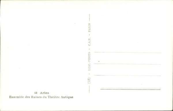 Arles Bouches-du-Rhone Ruines du Theatre Antique – Bild 2