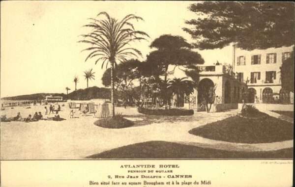 Cannes Alpes-Maritimes Atlantide Hotel Rue Jean Dollfus