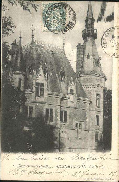 Cosne-sur-Oeil Chateau du Petit-Bois