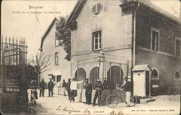 Belfort Alsace Porte de la Caserne de Dragons Fahrrad